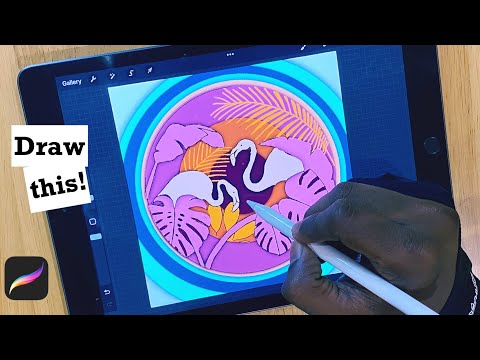 How to create Realistic Cut paper effect in Procreate | Lark ProArt