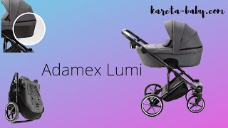 Коляска 2 в 1 Adamex Lumi PS-104