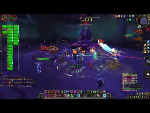 Shad'har the Insatiable LFR.  + tanking. 3 min of no brain DPS  on LFR difficulty