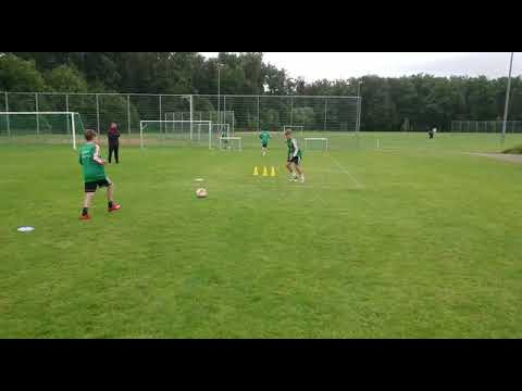 Ballannahne und Torschuss