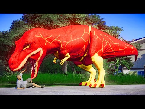 ⚡ Reverse Flash I-Rex vs. Venom Godzilla! Magneto Megalodon Joins the Battle! 💥🦖