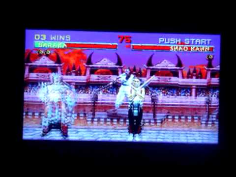 MKII - PS3 - Baraka vs. Shao Kahn + ending