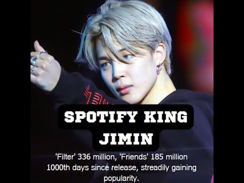 191122 Jimin Dose - SPOTIFY KING JIMIN 'Filter' &, 'Friends' steadily gaining popularity