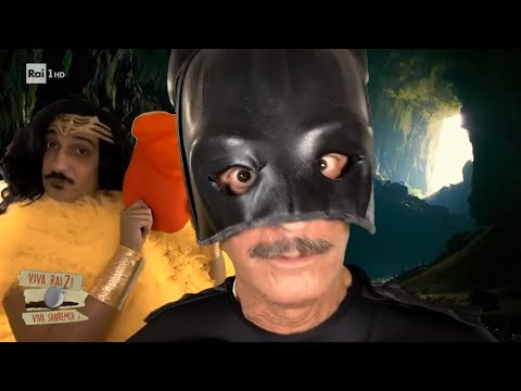 Viva Rai 2...Viva Sanremo! - Batman e Wondertrans "Il ballo del qua qua"