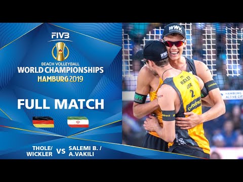 Thole/Wickler vs. Salemi/Vakili - Full Match | Beach Volleyball World Champs Hamburg 2019
