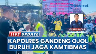 Polres Ngada Gandeng Ojol & Buruh dalam Apel Kebangsaan Hari Sumpah Pemuda: Garda Terdepan Kehidupan