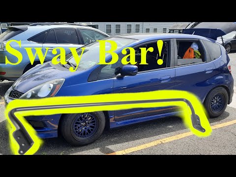 Honda Fit Rear Sway Bar Install Guide and First Drive