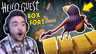 HELLO NEIGHBOR 2 BOX FORTS!!! (Secret Box Glitch) | Hello Guest Gameplay