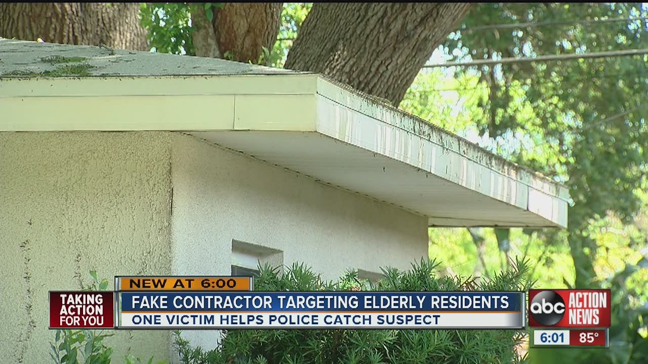 Cops: Fake contractor scammed elderly homeowner