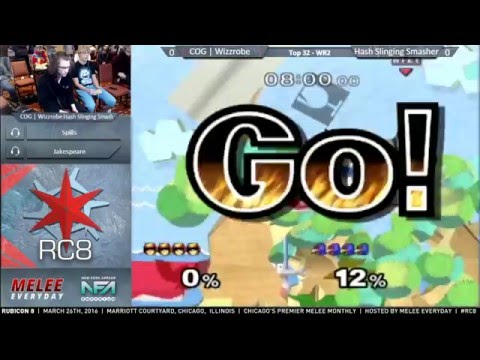 Rubicon 8 - COG | Wizzrobe (C. Falcon) vs. The Hash Slinging Smasher (Falco) - SSBM - Top 32, WR2