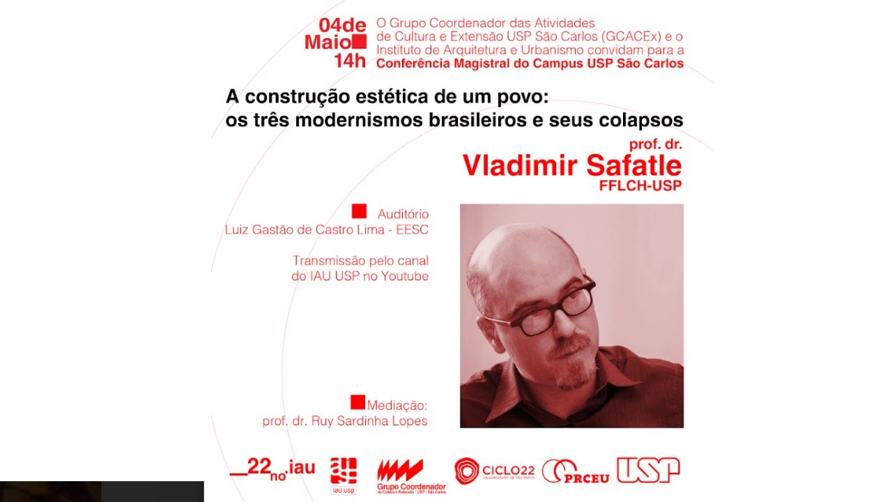 Conf. Magistral "A construção estética de um povo: os três modernismos brasileiros e seus colapsos"
