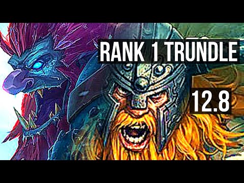 TRUNDLE vs OLAF (JNG) | Rank 1 Trundle, 70% winrate, 7/2/19, Rank 8 | EUW Challenger | 12.8