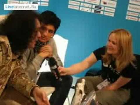 Dima Koldun & Philip Kirkorov interview before the Eurovision Song Contest 2007 Belarus (he talks about love)