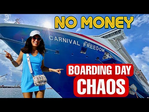 Thumbnail for CRUISE BOARDING DAY CHAOS: A Carnival Freedom Cruise Adventure from the Start!