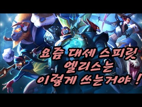아프리카 스피릿 정글 세계1위 엘리스 강제캐리 / Afreeca Spirit Elise Jungle 2017 Highlights