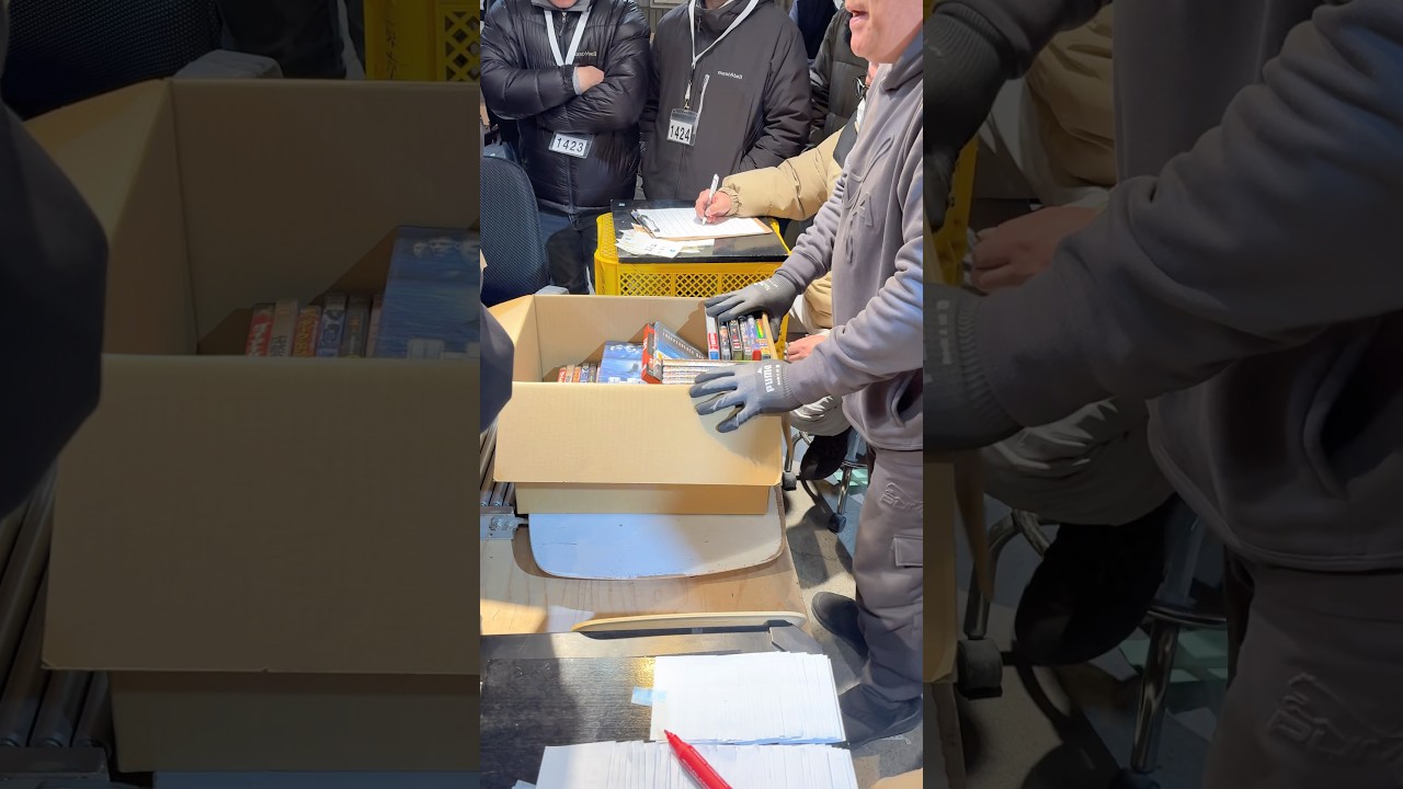 【せどり副業で月収アップ】メルカリで稼ぐなら古物市場で激安仕入れ｜東京マーケットの競り風景！#short