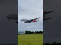 Qantas A380 Nearly Hit The Houses At A Rainy Heathrow Airport Qantas Heathrow Aviation