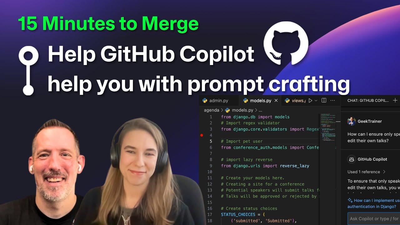 Helping GitHub Copilot help you with prompt crafting