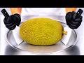 Jackfruit Ice Cream Rolls ASMR Satisfying