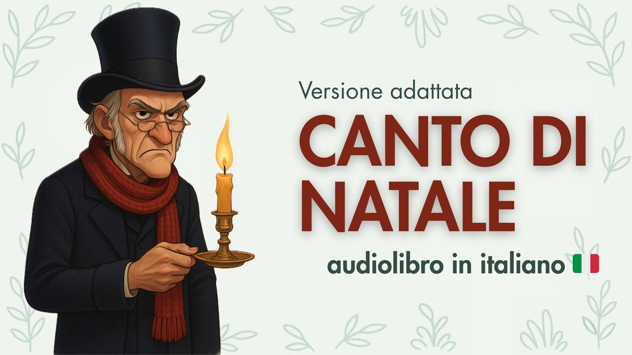 Canto di Natale (Slow Italian) 🎄 | Italiano Facile con Testo | Learn Italian
