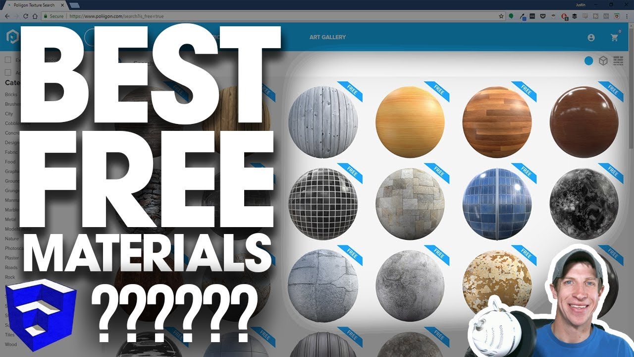 Downloading FREE TEXTURES from Poliigon and using them in your SketchUp/Vray Renderings