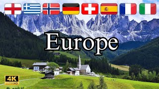 Discover Europe in 4K | 35+ Countries | See Europe from Italy, France, Spain & More