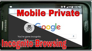How To Do Private or Incognito Browsing from Mobile Phone Smartphone iPhone or Droid Chrome Explorer
