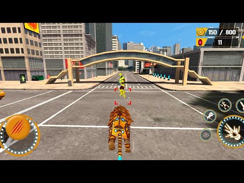 Lion Robot Car Game Transform - Android Gameplay