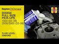 How To Check The Fluid Levels On A Dodge Ram 1500 2002 2008 2500 3500 2003 2008