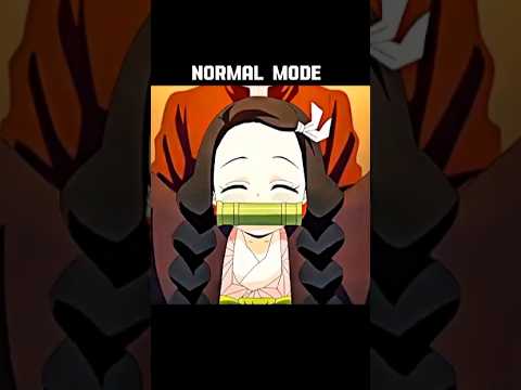 Normal Mode VS Serious Mode 💀 Demon Slayer Tanjiro #demonslayer #anime #tanjiro