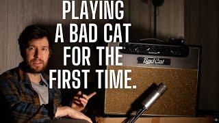 Video thumbnail for WOW. Playing a Bad Cat Amp for the Very First Time - Bad Cat Black Cat by John Nathan Cordy