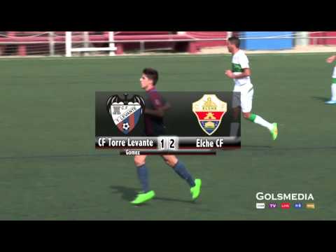 CF Torre Levante 4-4 Elche CF (div. de Honor) 2015/16.