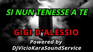 🎤 Gigi D’Alessio – Si nun tenesse a te 🎵 Karaoke con testo (Powered by 🎧 DjVicioKSS)