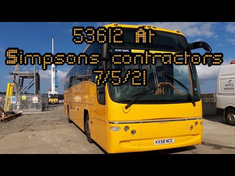 53612 (KX58 NCE) At Simpsons Contractors 7/5/21