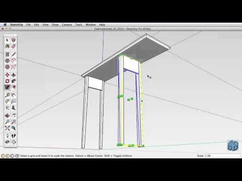 Sketchup Tutorial For Beginners-Part 4