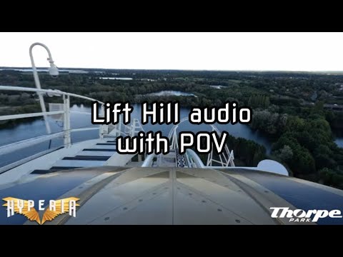 Hyperia Lift Hill Audio with Hyperia ride POV | Thorpe Park | IMAscore