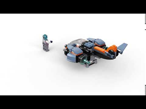 Конструктор LEGO Creator 3в1 «Кибердрон» 31111 / 113 деталей