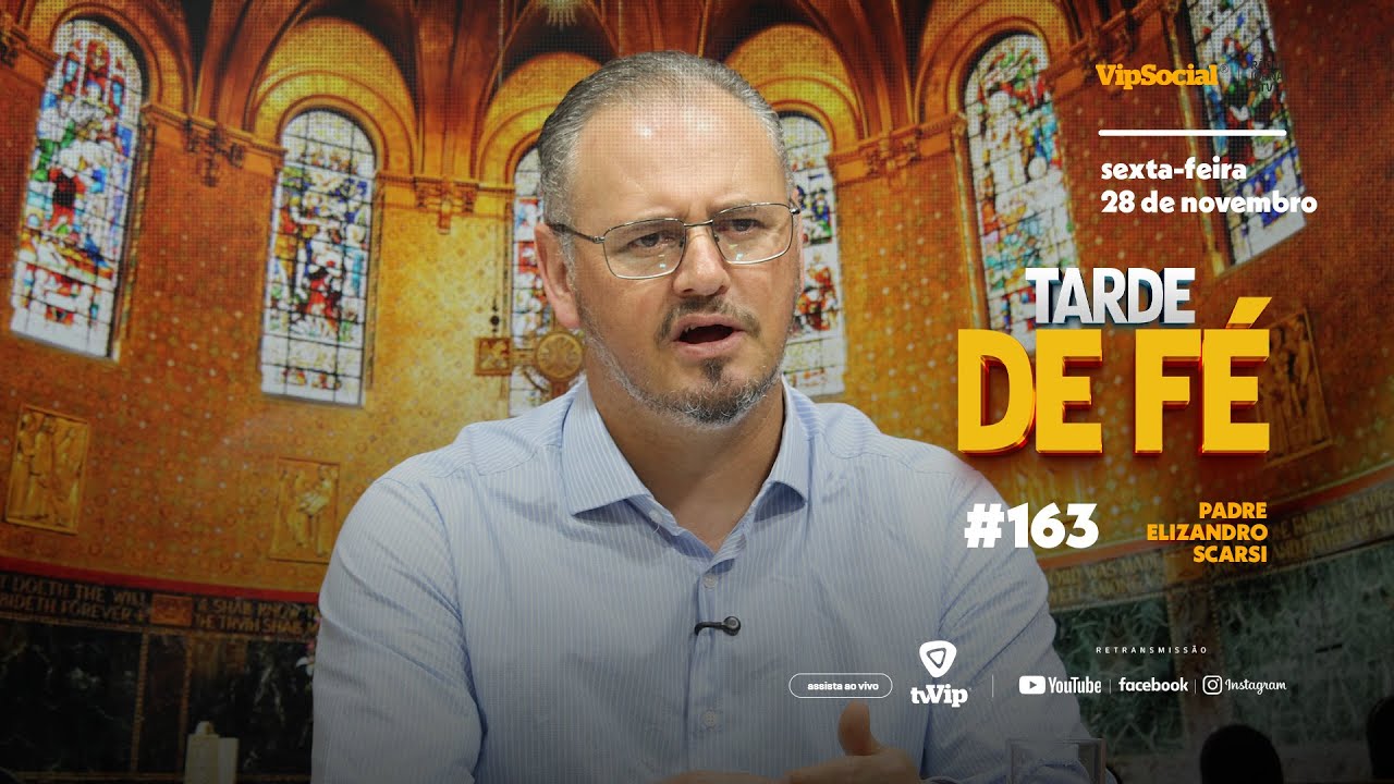 Acompanhe um momento de fé, oração e reflexão com Padre Elizandro, trazendo esperança para sua tarde