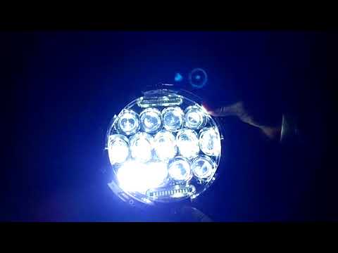 7 inch Silver CREE Jeep LED Headlight Replaces HID Halogen Headlight