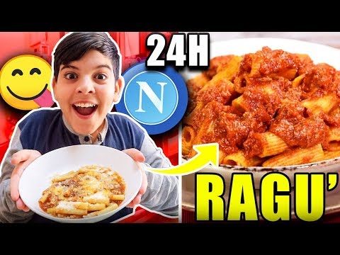 🍝😋 MANGIAMO SOLO RAGÚ NAPOLETANO per 24 ORE!! *delizioso*