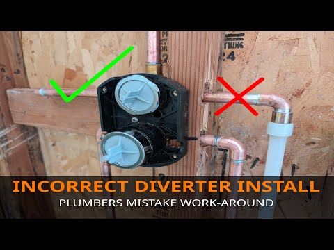 Delta Diverter Plumber Mistake Fix