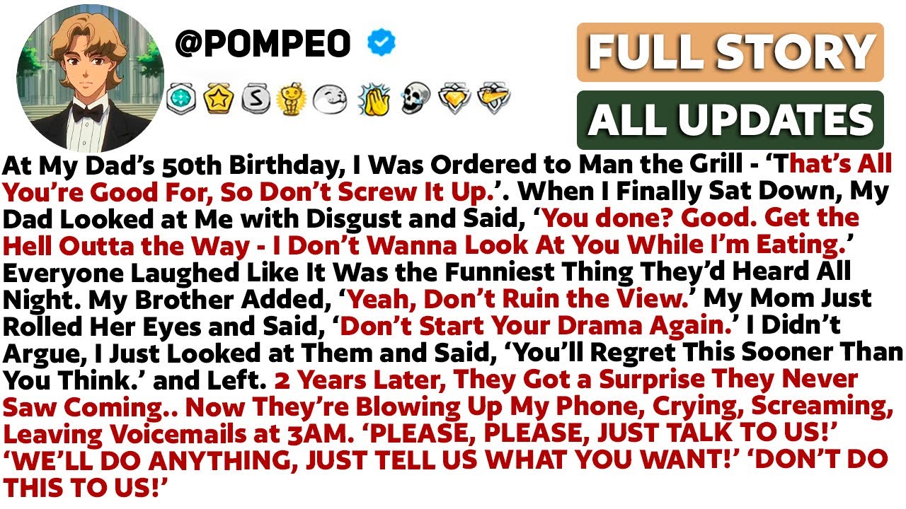 At My Dad’s 50th Birthday, I Was Ordered to Man the Grill - ‘That’s All You’re Good For, So Don’t...