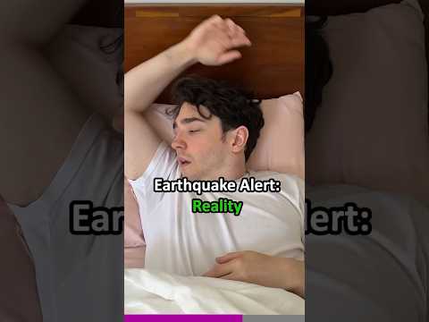 What you actually do during an Earthquake Alert #earthquake #skit #funny