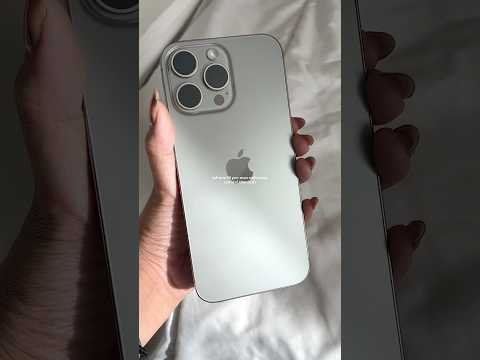 iPhone 16 Pro Max 256GB Natural Titanium – Unboxing the Monster!