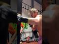 Logan Paul shows KO shot for Dillon Danis; RIPS heavy bag!