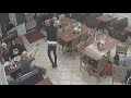 Raw video: Customer at taqueria shoots robber as he was leaving