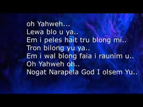 Glory blong you ya - PNG Worship Song Official Lyrics Video🔥💫