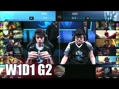 H2K Gaming vs ROCCAT | Game 2 S6 EU LCS Summer 2016 Week 1 Day 1 | H2K vs ROC G2 W1D1 1080p
