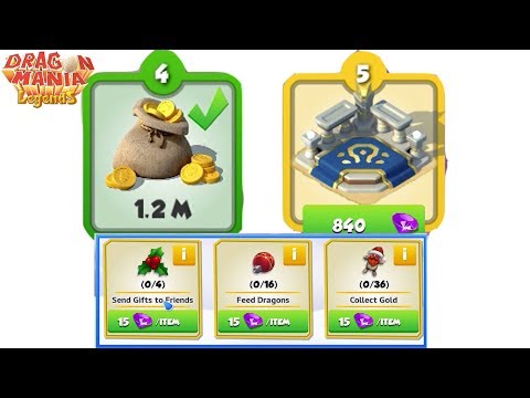 Holly Days Events Phase 5 - Gameplay , Dragon Mania Legends -part 672 HD