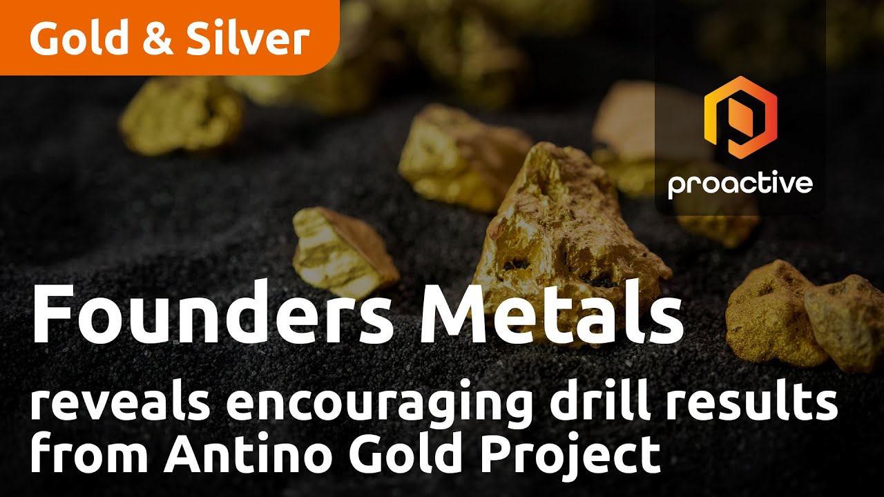 Founders Metals announces encouraging drill results from Antino Gold Project in Suriname